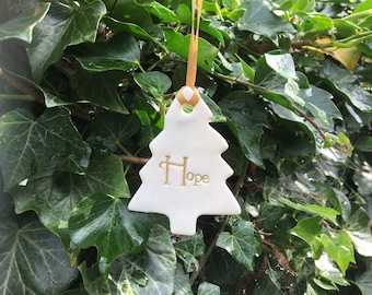 Christmas Hope tree decoration