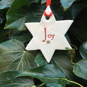 Joy star Handmade Christmas decoration