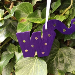 Decoração de letras de animais personalizadas feita à mão. Ideal como presentes de Páscoa.