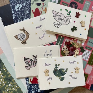 Fabriquez votre propre kit de cartes de Noël fait à la main