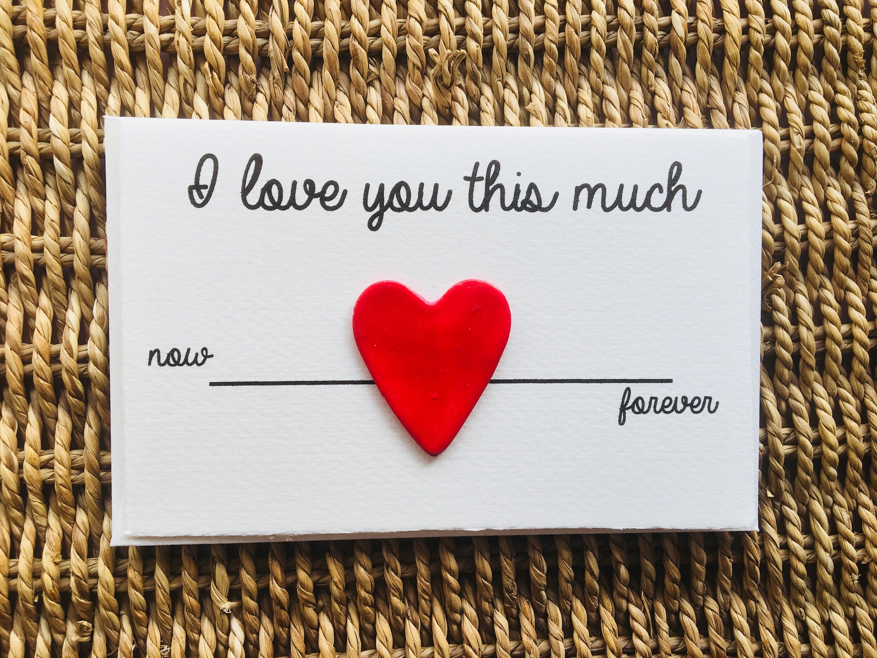 I love you this much | Etsy