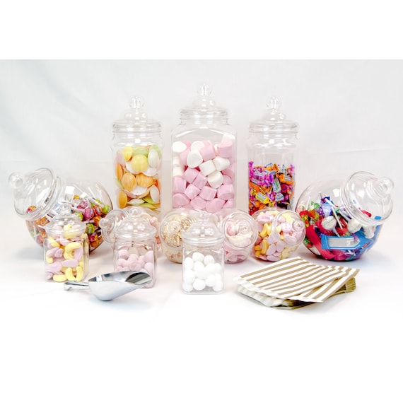 Candy Buffet 12 Jar Kit Wedding Pick & Mix Sweet Table With Etsy