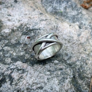 Eternal Dragon Time Ring, Cast in Sterling Silver