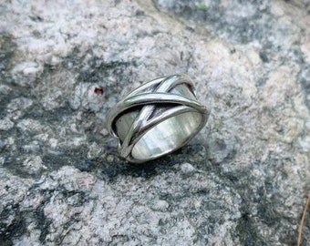 Eternal Dragon Time Ring, Cast in Sterling Silver