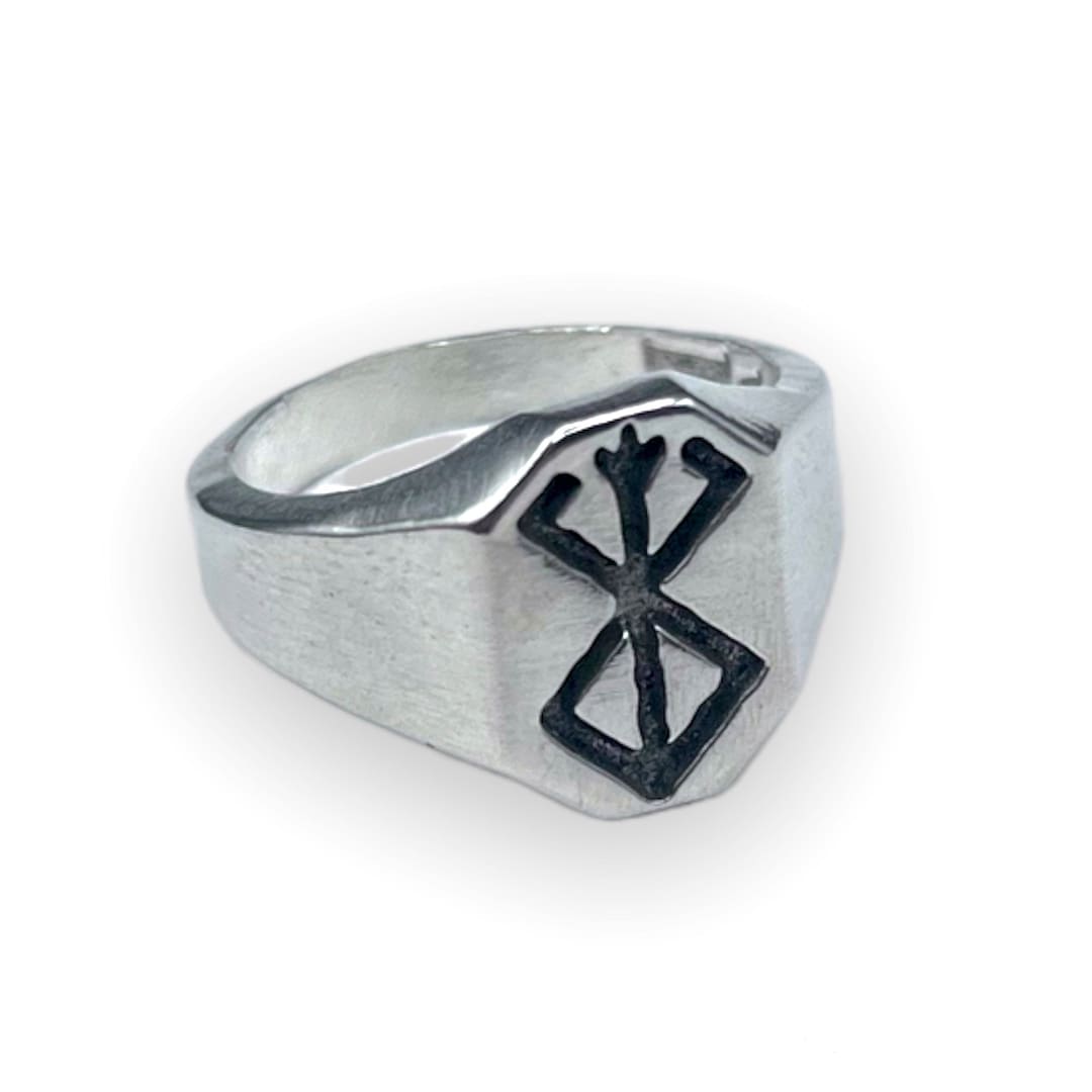 Sacrificial Mark Demon Rune, Silver Eclipse Signet Ring - Etsy