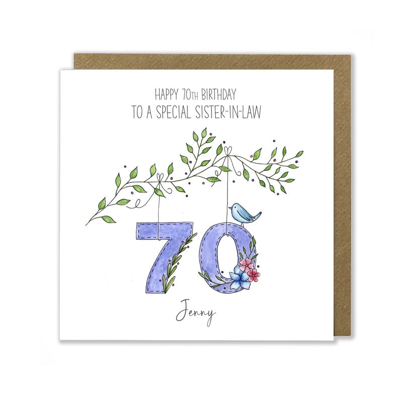 70th Birthday Card - Etsy UK