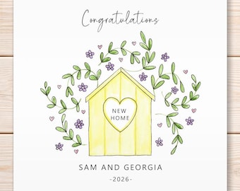 Personalised New Home Card, Congratulations Card, Moving House Card, Moving 2024, New Home