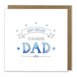 Carte d'anniversaire papa incroyable, joyeux anniversaire papa, carte de joyeux anniversaire, papa incroyable, carte de voeux pour papa