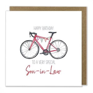 Carte d'anniversaire vélo, carte de joyeux anniversaire, carte de voeux d'anniversaire relation masculine