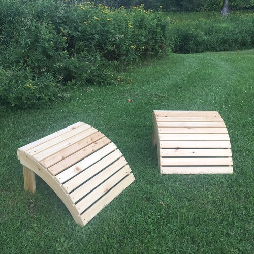 Cedar Adirondack Foot Rest Etsy