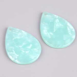Acetate Acrylic Diy Earring Charms  TEAR DROP  Shaped Pendant Acetate Tortoise Shell charm  Earring findings  jewelry supply 32*23mmCS9012F