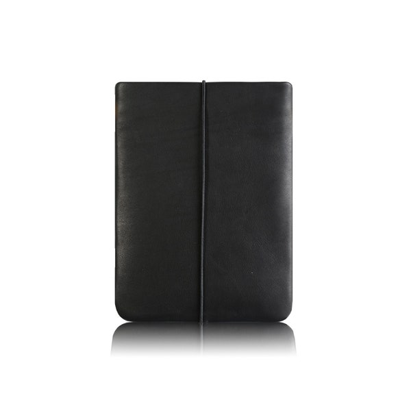 Case for new 11" iPad Pro and 12.9" iPad Pro made of black leather / black leather iPad Sleeve for iPad Pro / Made in Berlin