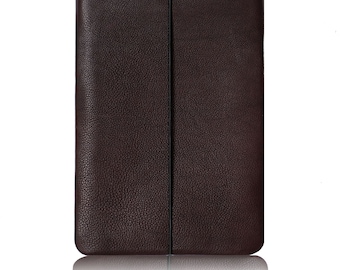 Case for new 11" iPad Pro and 12.9" iPad Pro made of dark brown leather / chocolate brown leather iPad Sleeve for iPad Pro / Made in Berlin