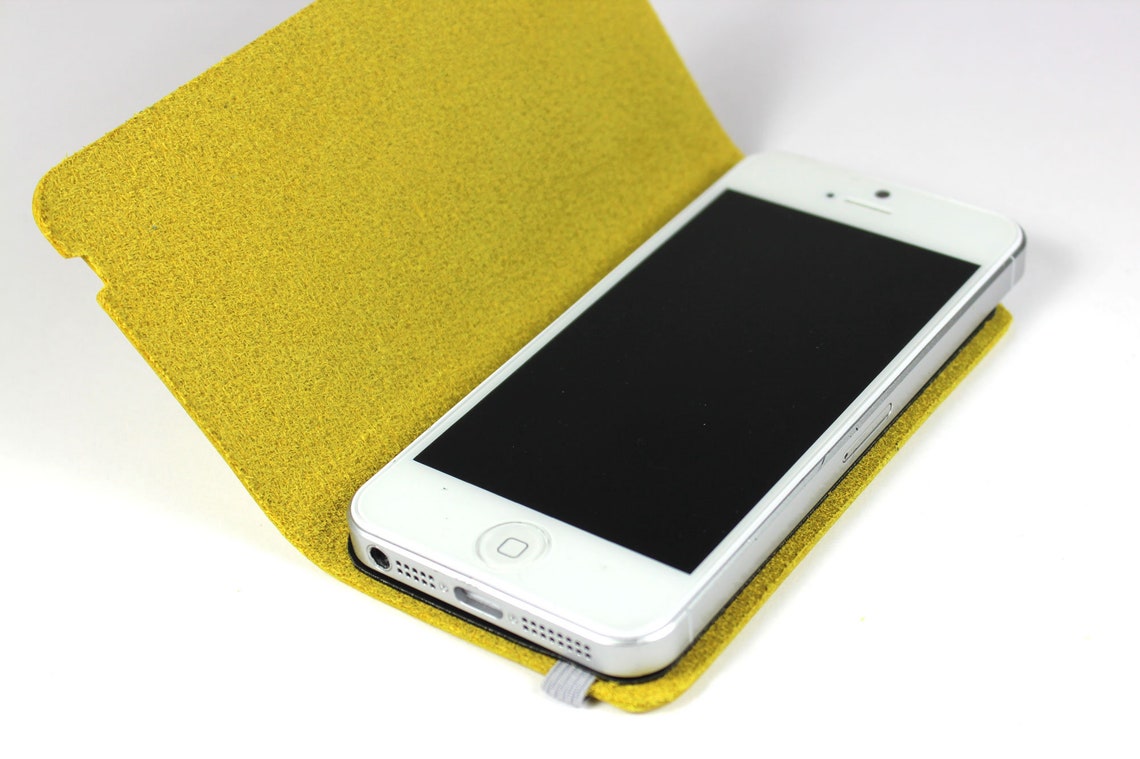 IPhone SE Cover aus gelbem Leder // Case für iPhone 5 aus | Etsy