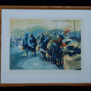 Victor Viko Original Signed Limited Edition Mid Century Lithograph