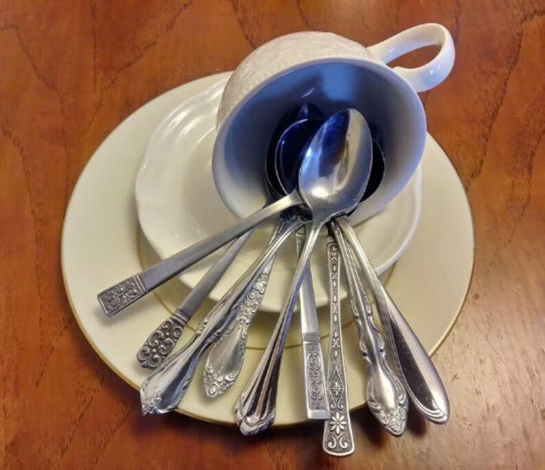 Vintage Eclectic Mismatched Flatware MAKE YOUR SET Etsy