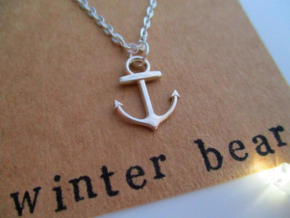 Custom anchor shop necklace