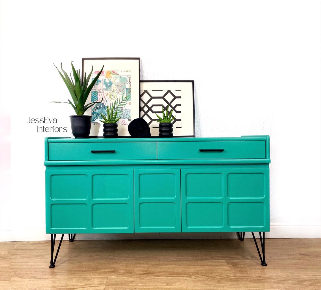 Nathan Sideboard, Mid Century Modern Sideboard, Painted Sideboard, Drinks Cocktail