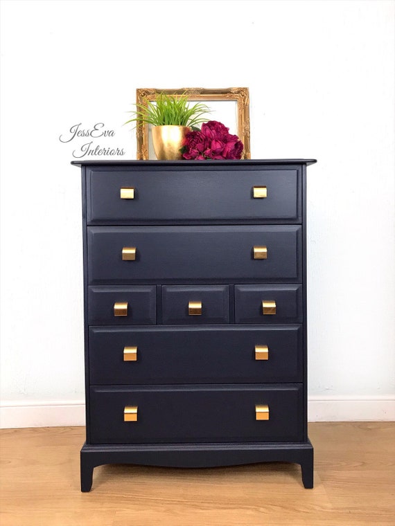 Navy cheap painted furniture