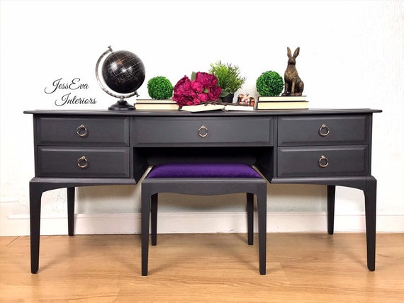 Available For Commission Stag Minstrel Dressing Table Grey Etsy