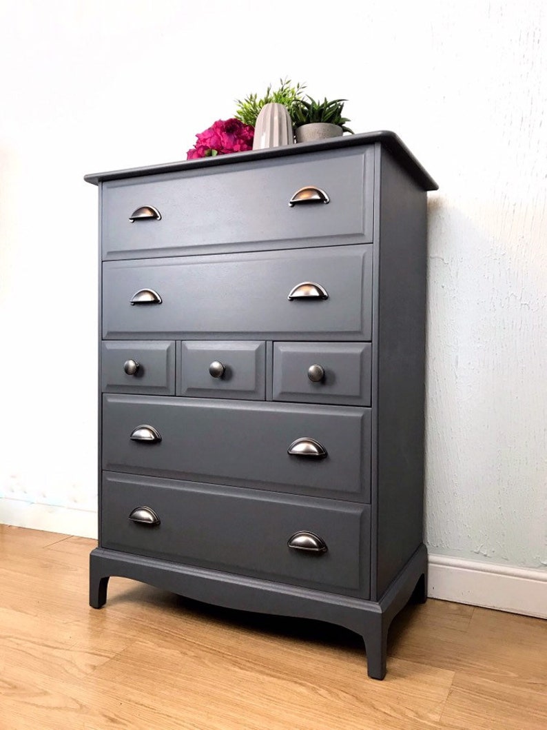 Stag Minstrel Chest of Drawers Stag Tallboy Stag Furniture Etsy