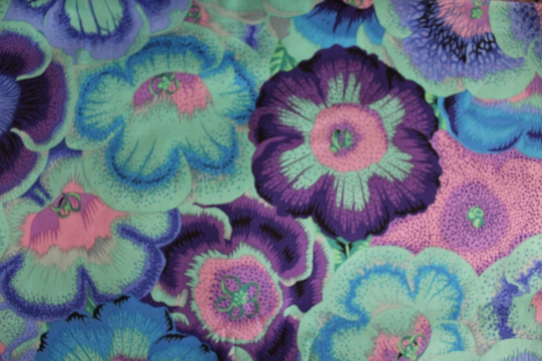Kaffe Fassett Studios - Philip Jacobs Gloxinias Fabric for Freespirit ...