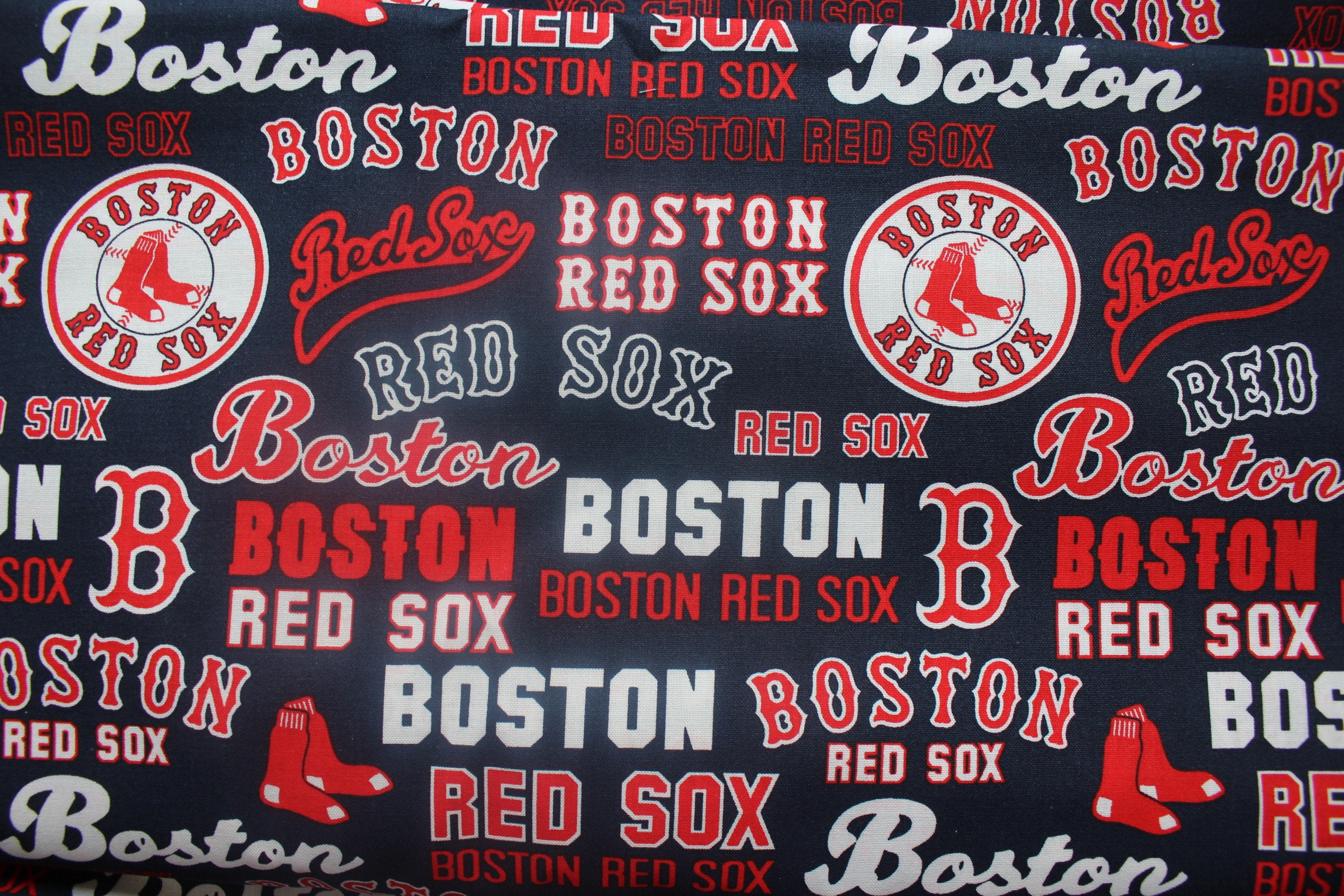 Boston Red Sox Fabric - Boston / Red Sox / Baseball / MLB / Major League  Baseball
