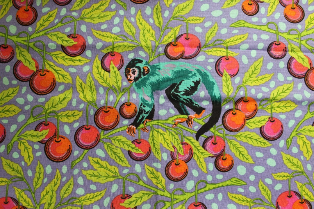 Tula pink monkey wrench fabric monkey wrench line monkey wrench