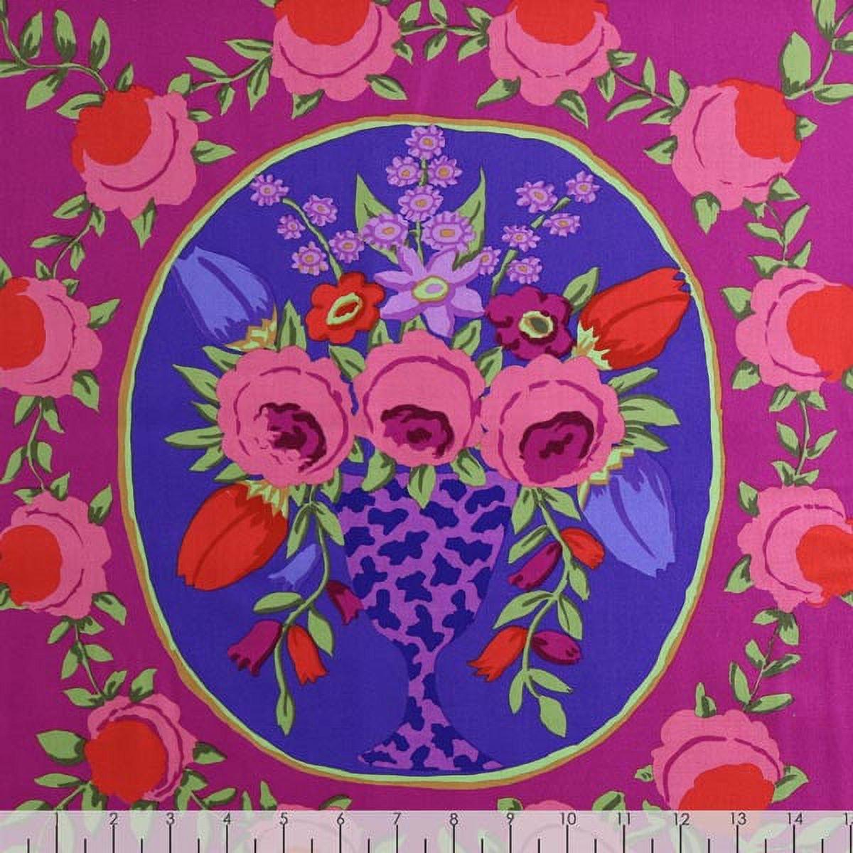 Kaffe Fassett Cameo Fabric for Rowan/Westminster - GP157 Cameo (Wine) - OOP - Sold 31"xWOF (6 Full Cameos)