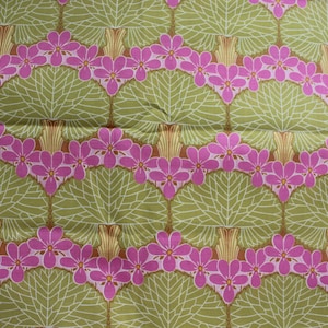 Amy Butler Nouveau Trees Fabric for Rowan - Midwest Modern Fabric Line - AB30 Nouveau Trees (Moss) - OOP