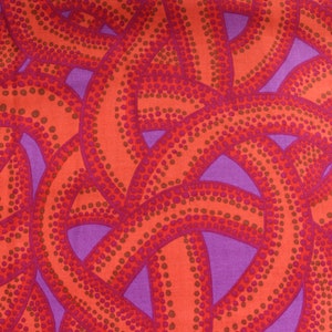 Kaffe Fassett Collective - Brandon Mably Rope Fabric for Rowan/Westminster - BM28 Rope (Red) - OOP