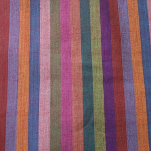 Kaffe Fassett Narrow Stripe Fabric - Woven Narrow Stripe (Red)  - OOP