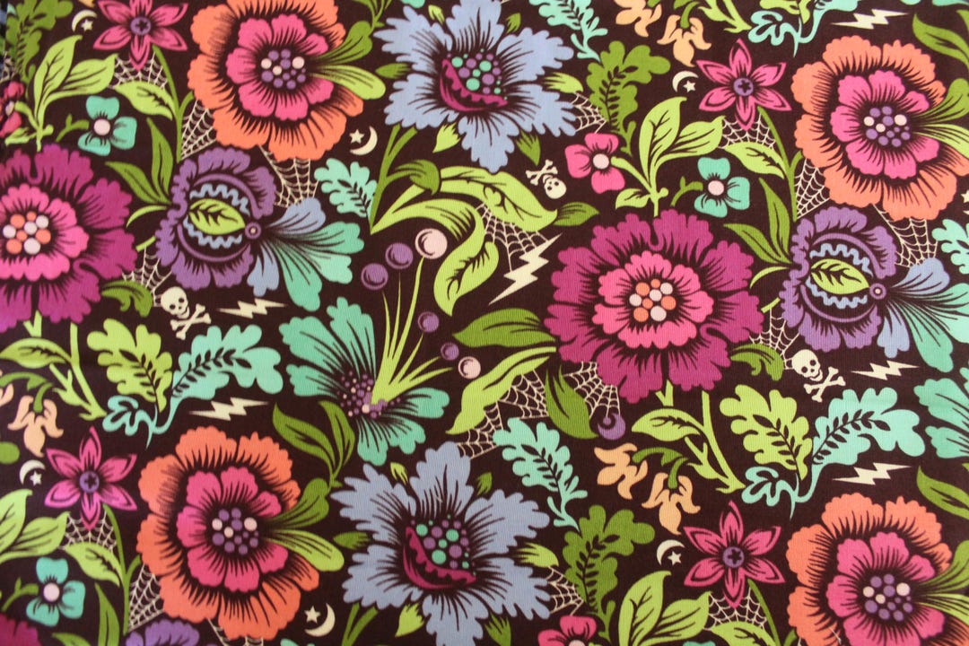 fleur  Tula Pink Spider Blossom Fabric for Freespirit - From the