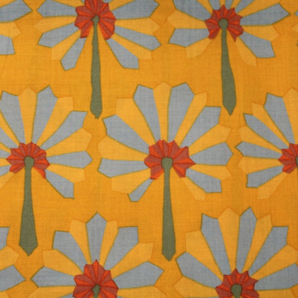 Kaffe Fassett Fabric for Rowan/Westminster - GP114 Palm Fan (Ochre) - OOP