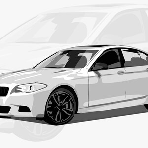 Custom Car Portrait Illustration!  I will draw an amazing cartoon caricature portrait of your favorite car!