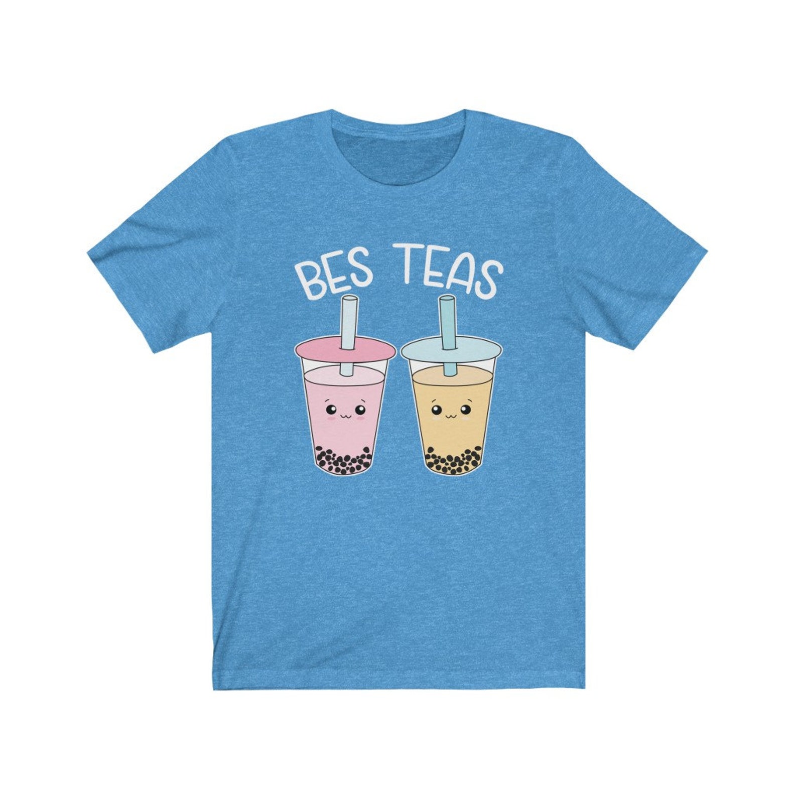 Bes Teas Boba Tea T-shirt Besties Bubble Tea Tee Cute Boba | Etsy Canada
