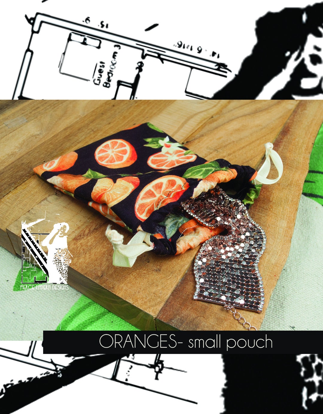 Jewelry/change Pull String Pouch Etsy