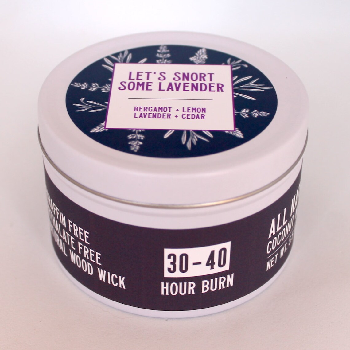 Lavanda Eucalipto & Bergamota Vela pequeña / Velas no tóxicas | Etsy