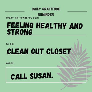 Daily Gratitude Reminder
