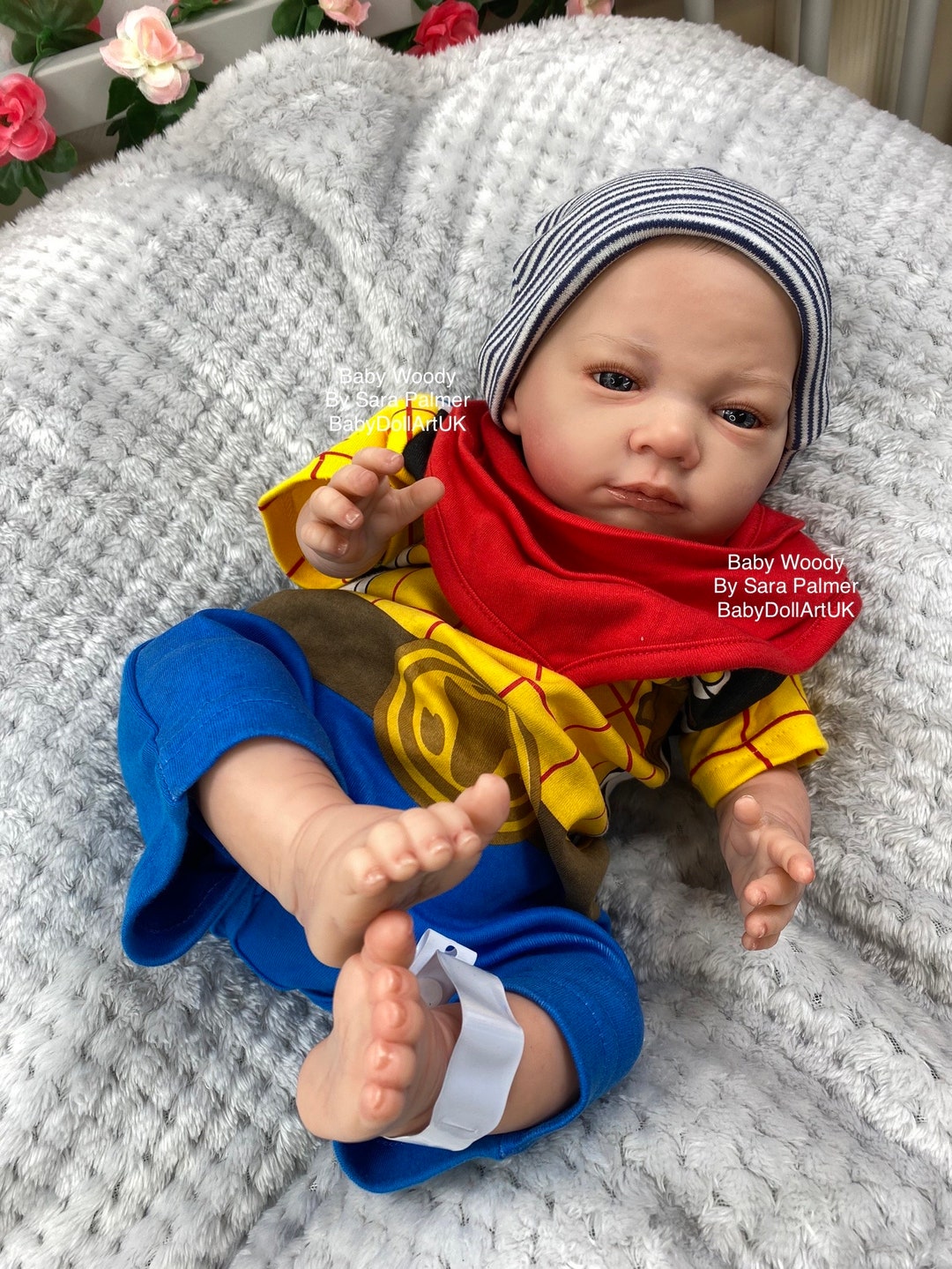 Reborn Baby Boy Doll Woody Blue Open Eyes Newborn by UK Etsy