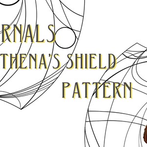 Eternals Thena&#39;s Shield (Digital PDF 2D Pattern/Blueprint) for Cosplay