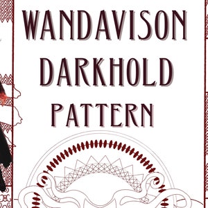Wandavison Darkhold Book Scarlet Witch(Digital PDF 2D Pattern/Blueprint) for Cosplay