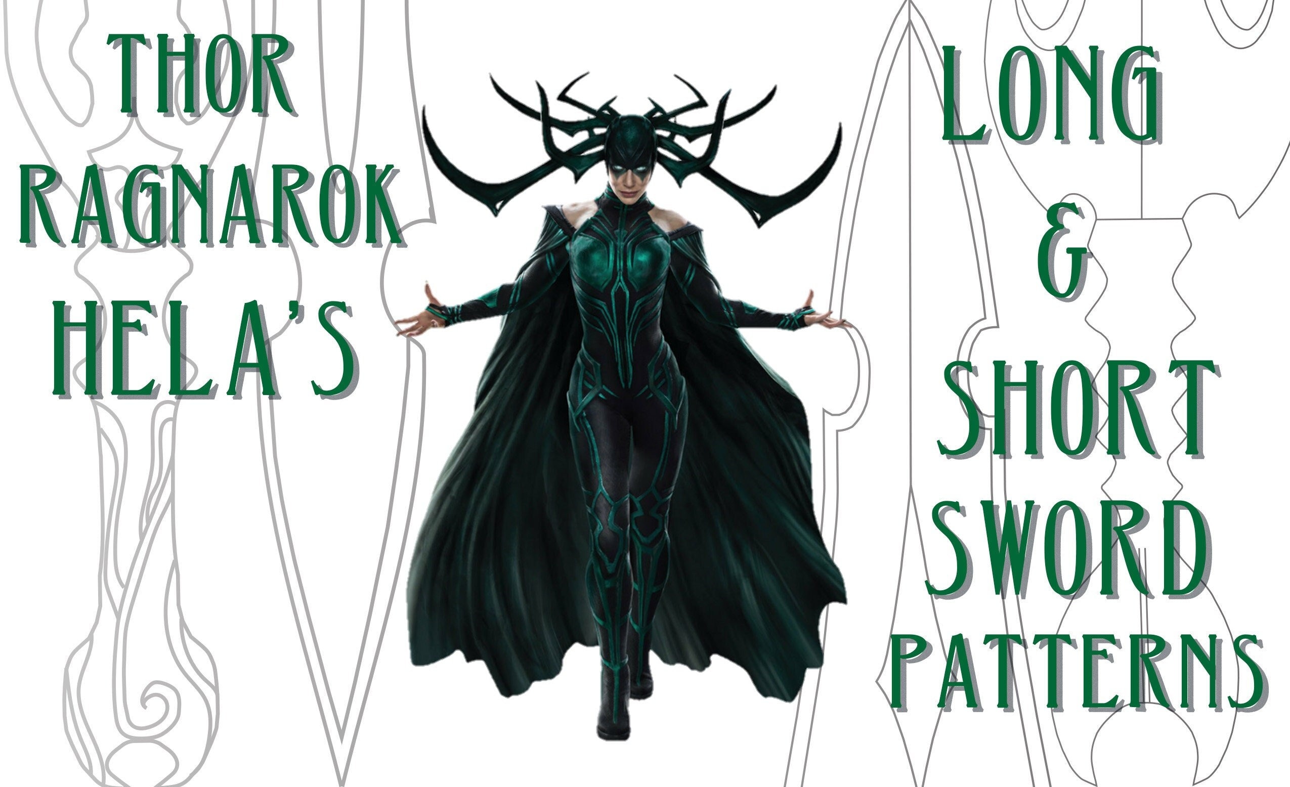 Thor 3 Ragnarok Supervillain Hela Cosplay Costume Adulte Femmes