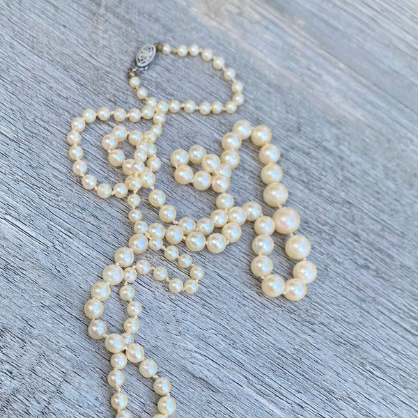 Graduated Pearls - Etsy