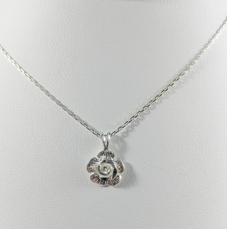 Sterling Silver Rose Jewelry Set Sterling Rose Earrings for Etsy