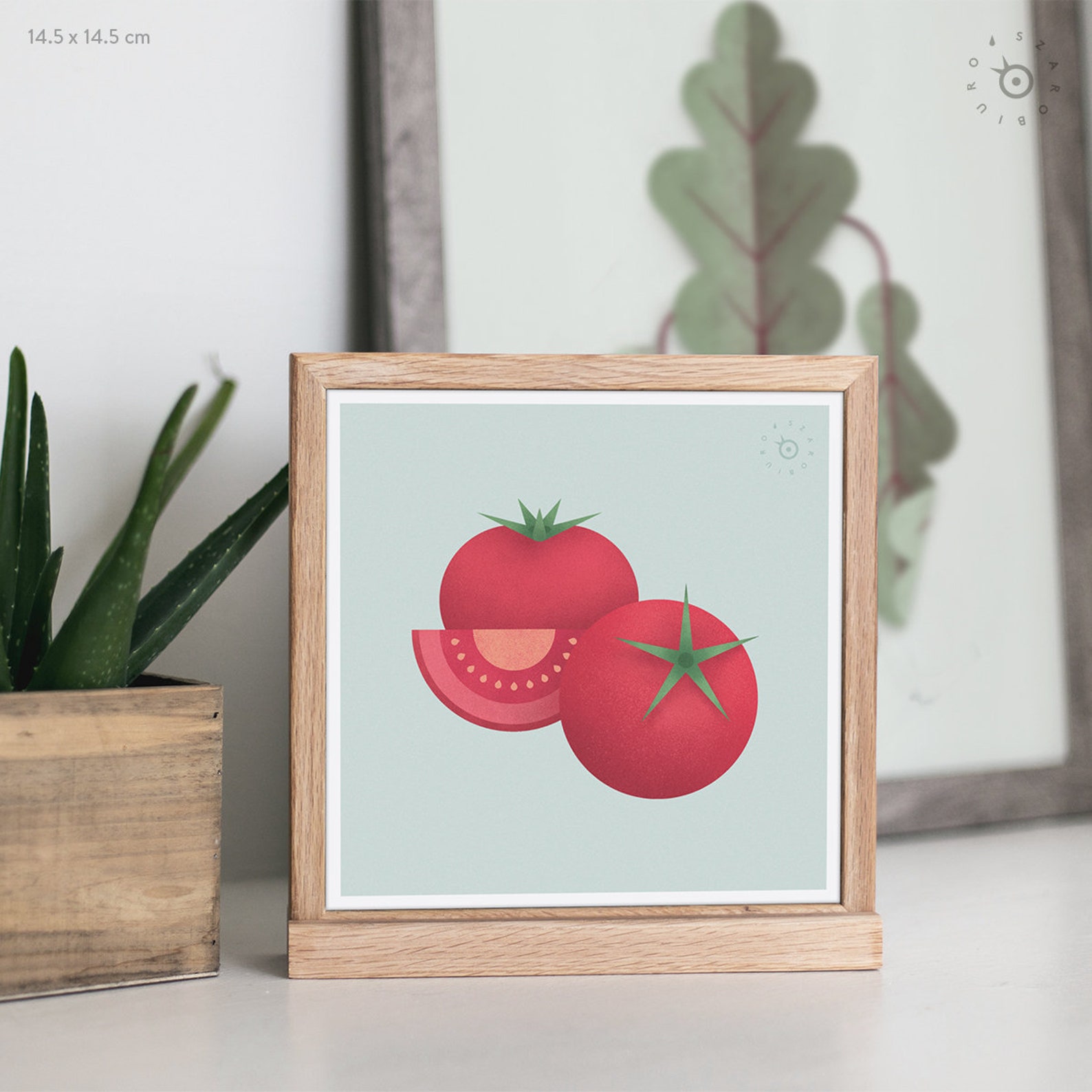 Tomatoes print Tomato art Vegetable wall art Grocery print Etsy