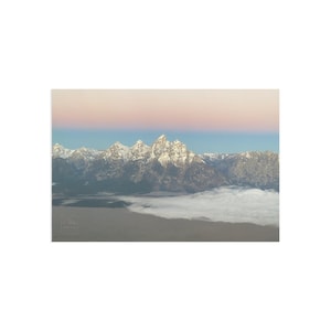 Cartoline artistiche con vista sulle montagne, set di cartoline panoramiche, regali per gli amanti della natura, biglietti d'auguri, decorazioni per la casa