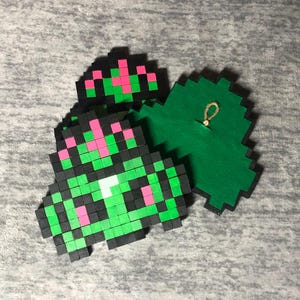 Bulbasaur de madera de píxeles