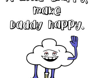 trolls, a little slappy make daddy happy, troll cloud, troll movie, princess poppy, cricut, SVG, silhouette, printable, instant download