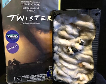 Twister vhs sculpture